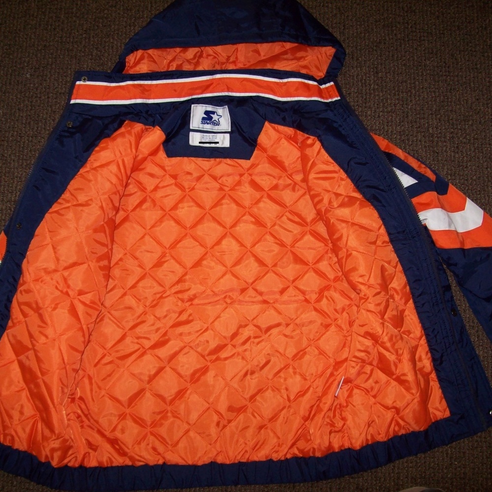 CHICAGO BEARS Starter PRO LINE Hooded Jacket 3X - Picture 7 of 8